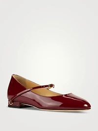Paolo Patent Leather Ballet Flats