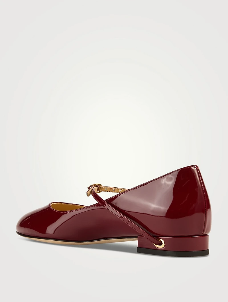 Paolo Patent Leather Ballet Flats