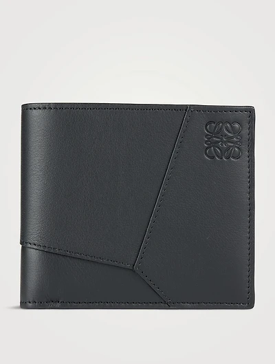 Puzzle Leather Bifold Wallet