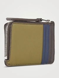 Puzzle Leather Coin And Card Holder