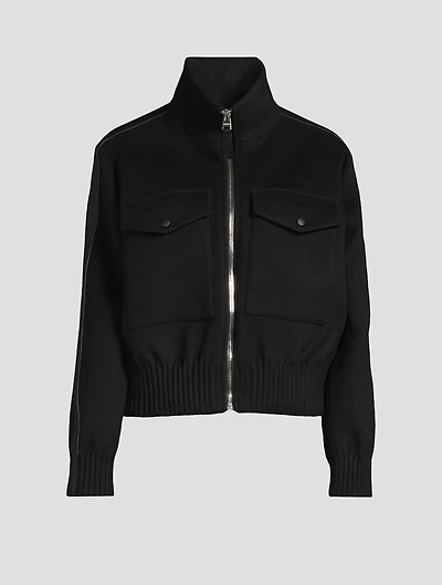 Patty Wool Bomber Jacket