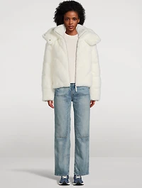Anik Faux Fur Down Jacket