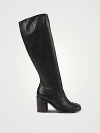 Tabi Leather Knee-High Boots