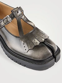 Tabi Country Leather Mary Jane Flats