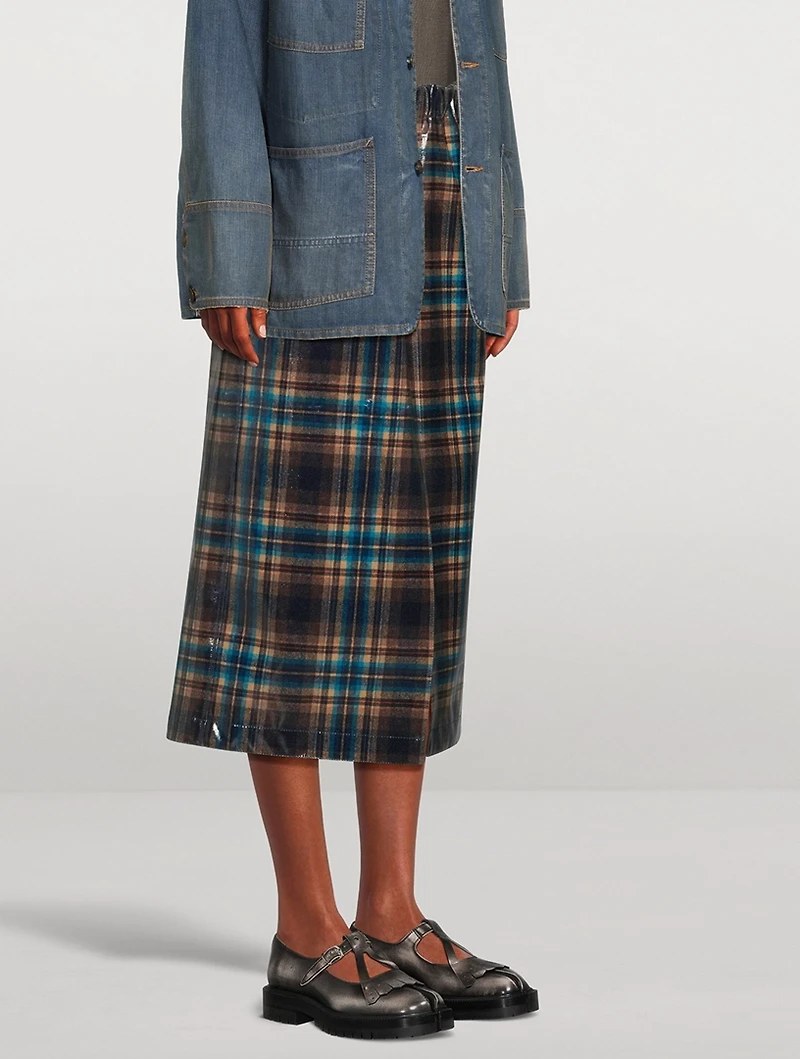 Tabi Country Leather Mary Jane Flats