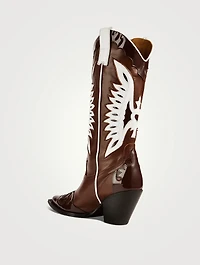 Far Leather Western Boots
