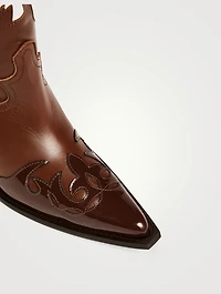 Far Leather Western Boots