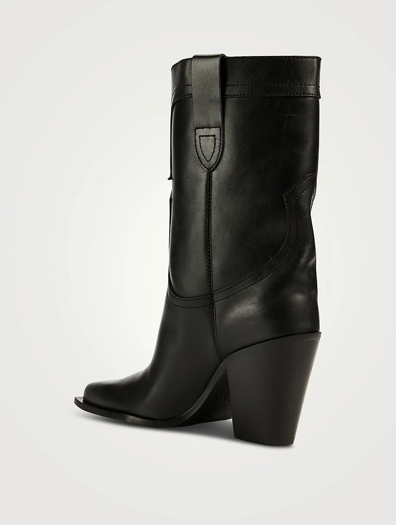 Helga Leather Western Boots