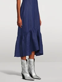 Helga Metallic Leather Western Boots