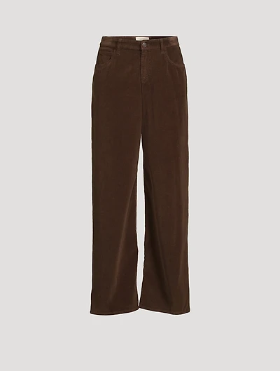 Eglitta Wide-Leg Corduroy Trousers