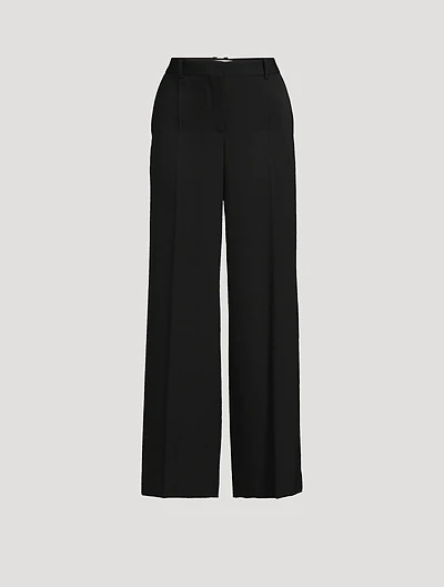 Encore Wool Wide-Leg Trousers