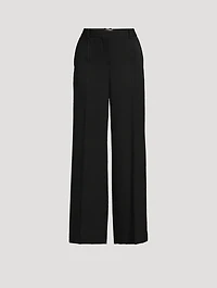 Encore Wool Wide-Leg Trousers