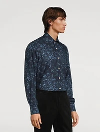 Cotton Sport Shirt Floral Print
