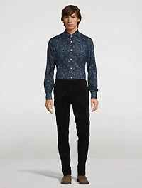Cotton Sport Shirt Floral Print