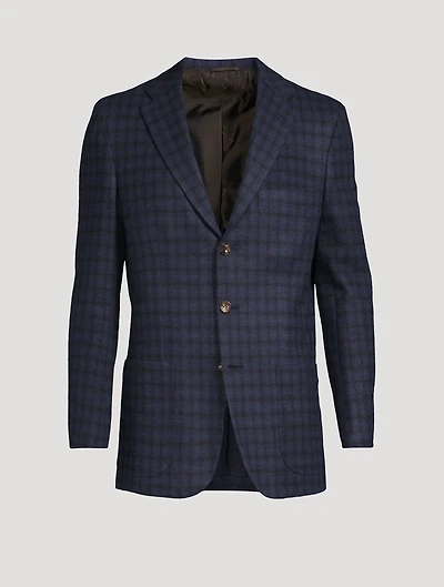 Check Wool Jacket