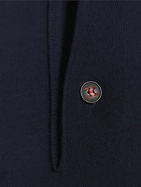 Wool Long-Sleeve Polo