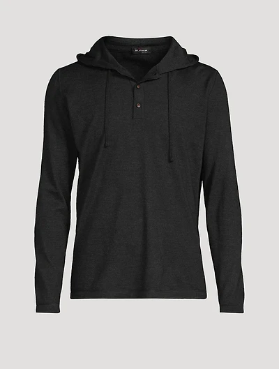Cashmere And Silk Hooded T-Shirt