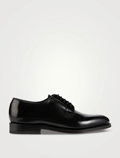 Polished Leather Derby Shoes