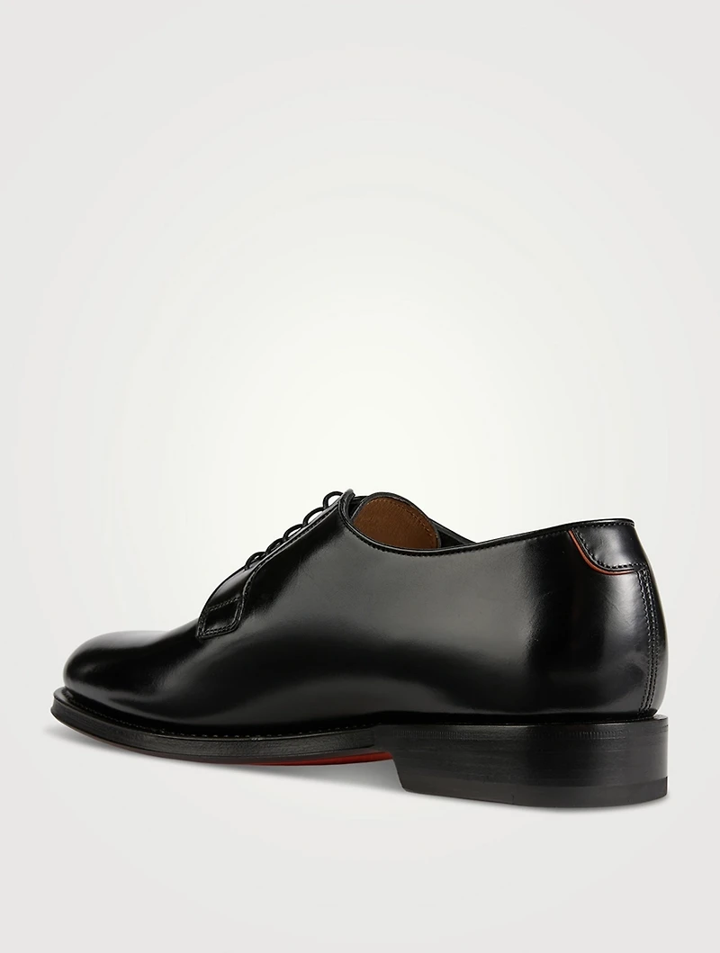 Polished Leather Derby Shoes