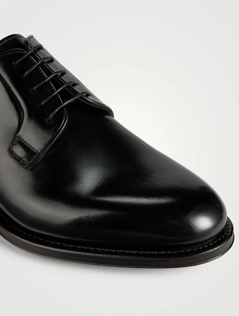 Polished Leather Derby Shoes