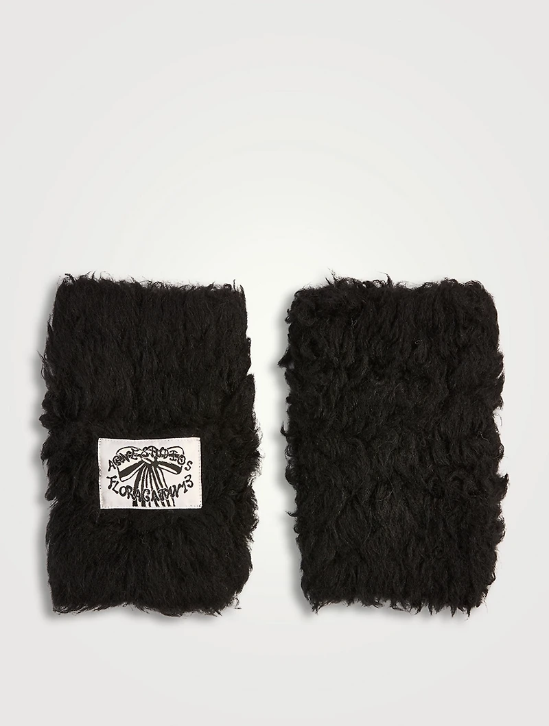 Fluffy Fingerless Gloves