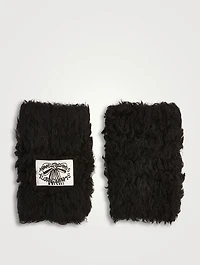 Fluffy Fingerless Gloves
