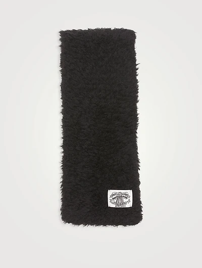 Narrow Fluffy Scarf