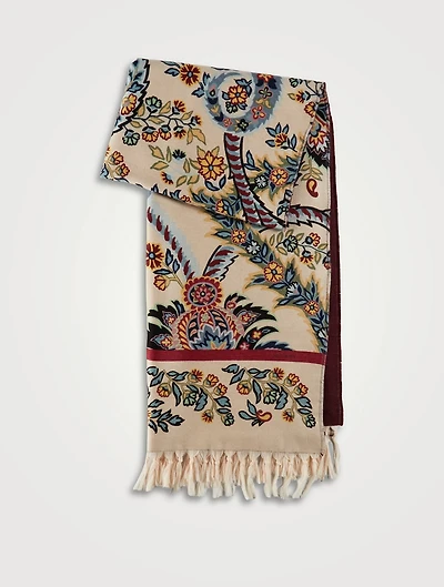 Printed Wool Scarf