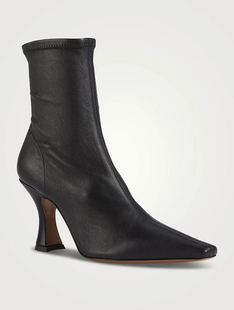 Ran Leather Sock Boots
