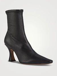 Ran Leather Sock Boots