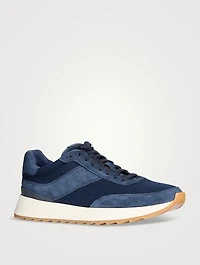 Edric Mixed-Media Sneakers