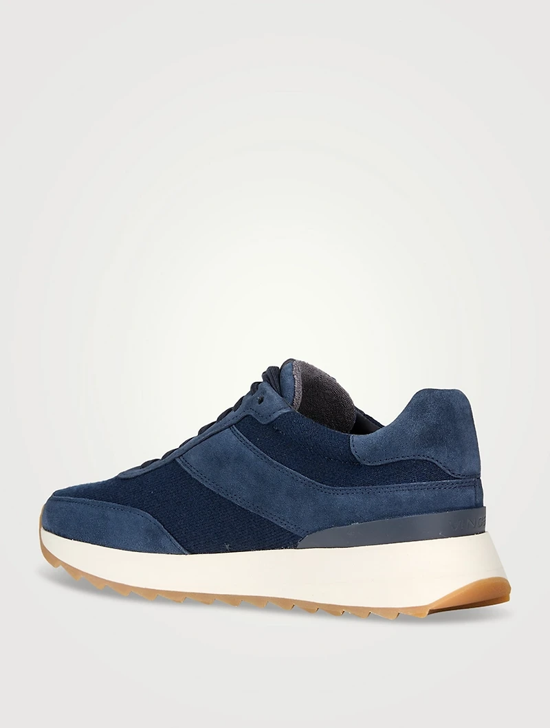 Edric Mixed-Media Sneakers