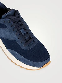 Edric Mixed-Media Sneakers