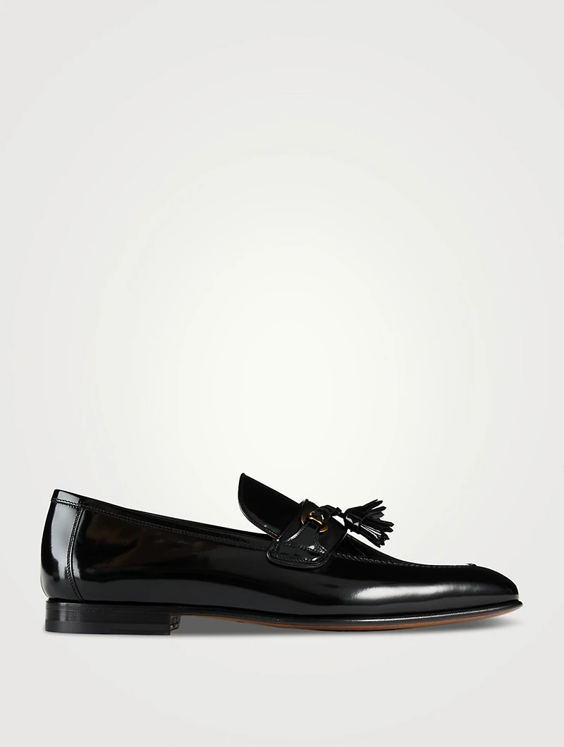 Sean Tassel Patent Leather Loafers