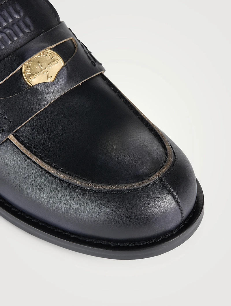 Leather Penny Loafers