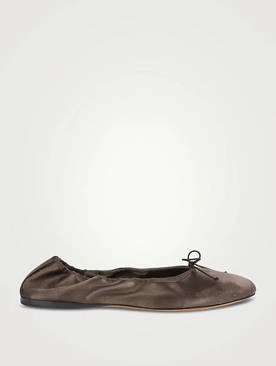 Awar Satin Ballet Flats