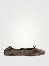Awar Satin Ballet Flats