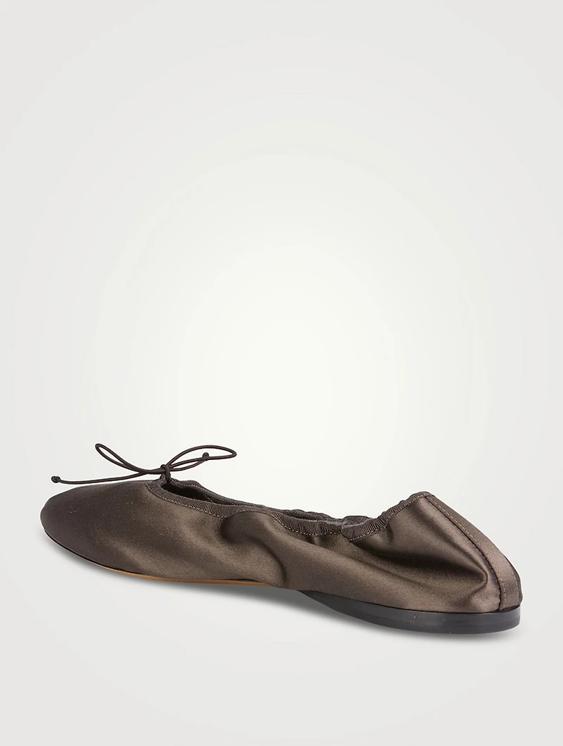 Awar Satin Ballet Flats