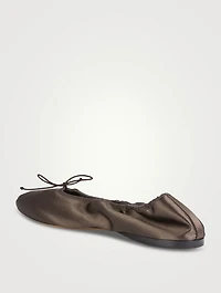 Awar Satin Ballet Flats