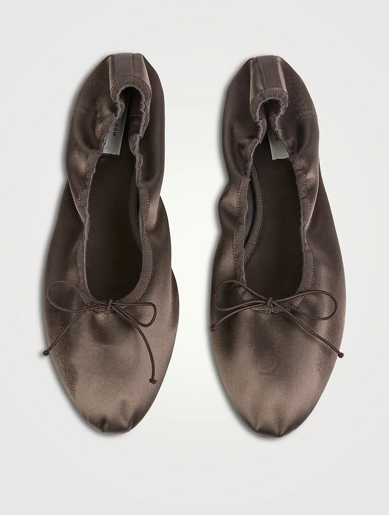 Awar Satin Ballet Flats