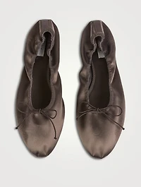 Awar Satin Ballet Flats