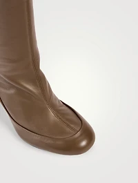 Glove Leather Knee-High Boots