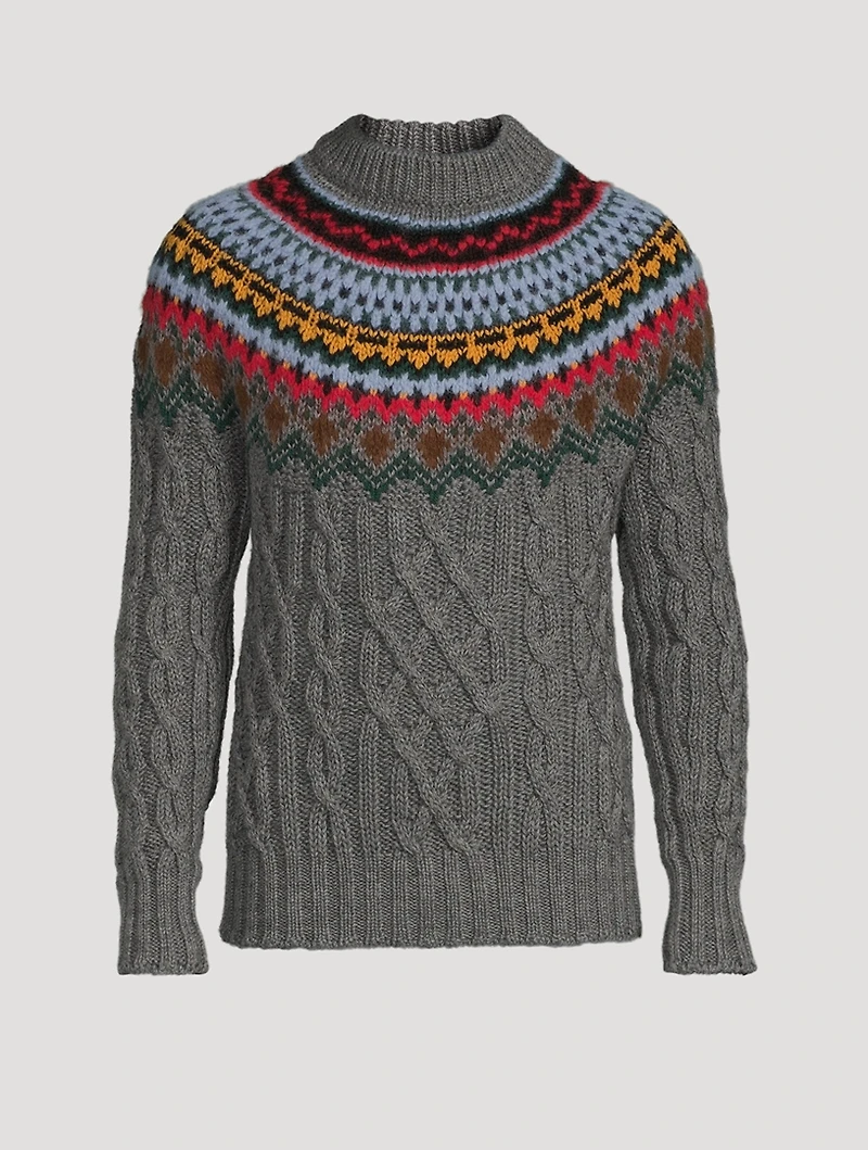 Cable-Knit Sweater