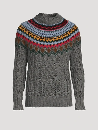 Cable-Knit Sweater
