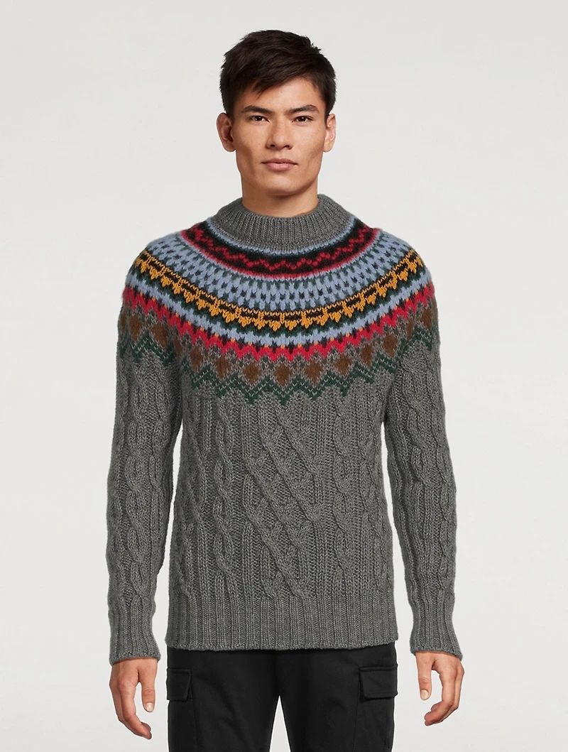 Cable-Knit Sweater