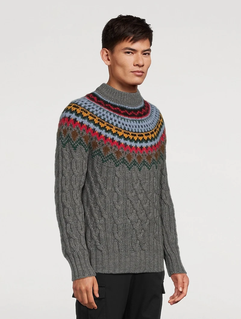 Cable-Knit Sweater