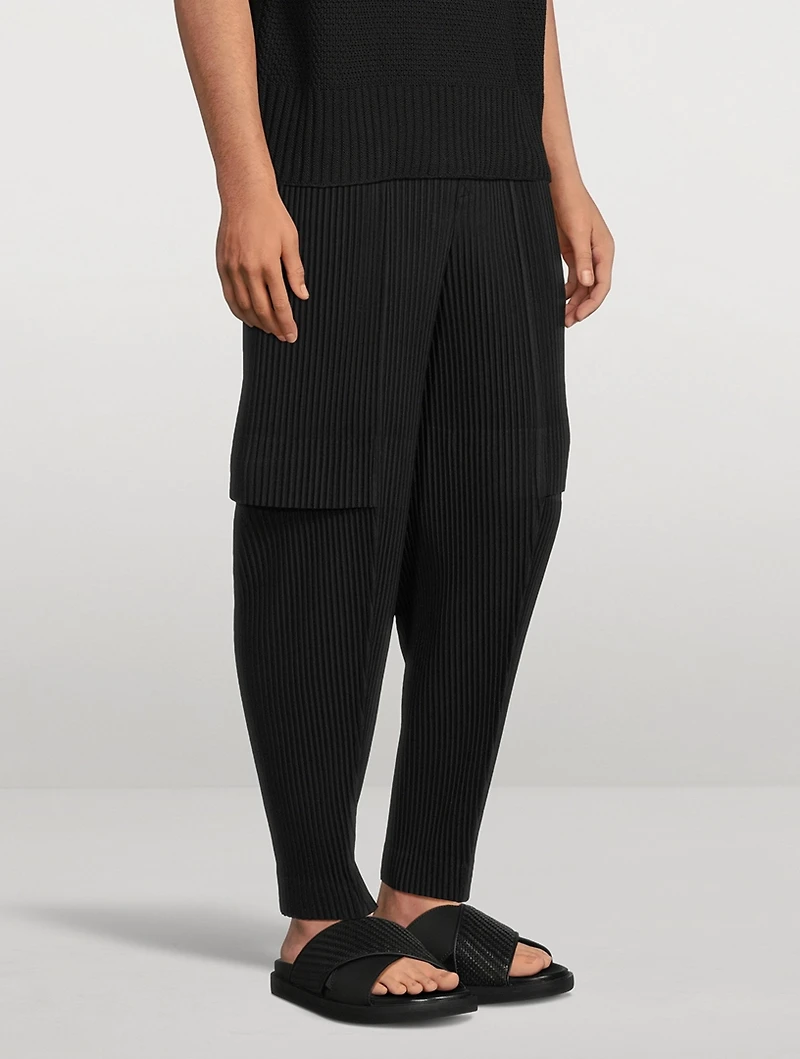 Cargo Pleated Pants