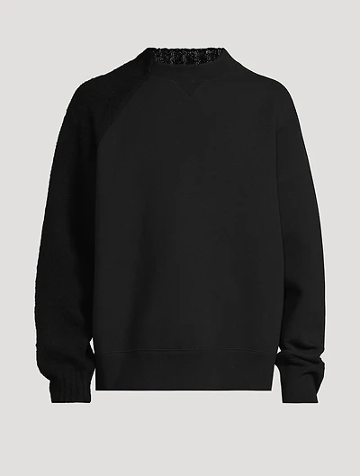 Panelled Knit Sweater