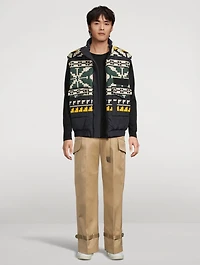 Geometric Quilted Vest