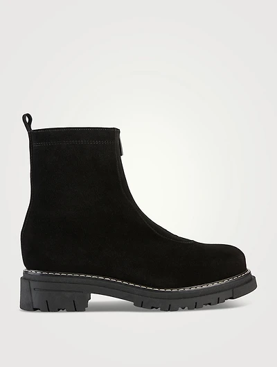 Deon Shearling-Lined Suede Ankle Boots